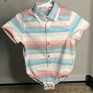 Boys The Children’s Place Kids Boys bodysuit 12-18M Overall Romper Bodysuit Baby